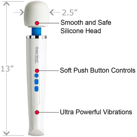 Enjoy Customizable Pleasure with the Rechargeable Magic Wand HV 270
